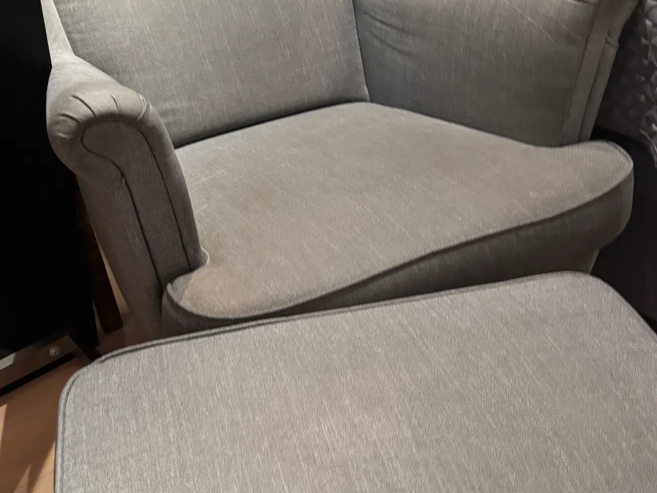 Billede 2 - 🪑 IKEA STRANDMON lænestol – grå – 