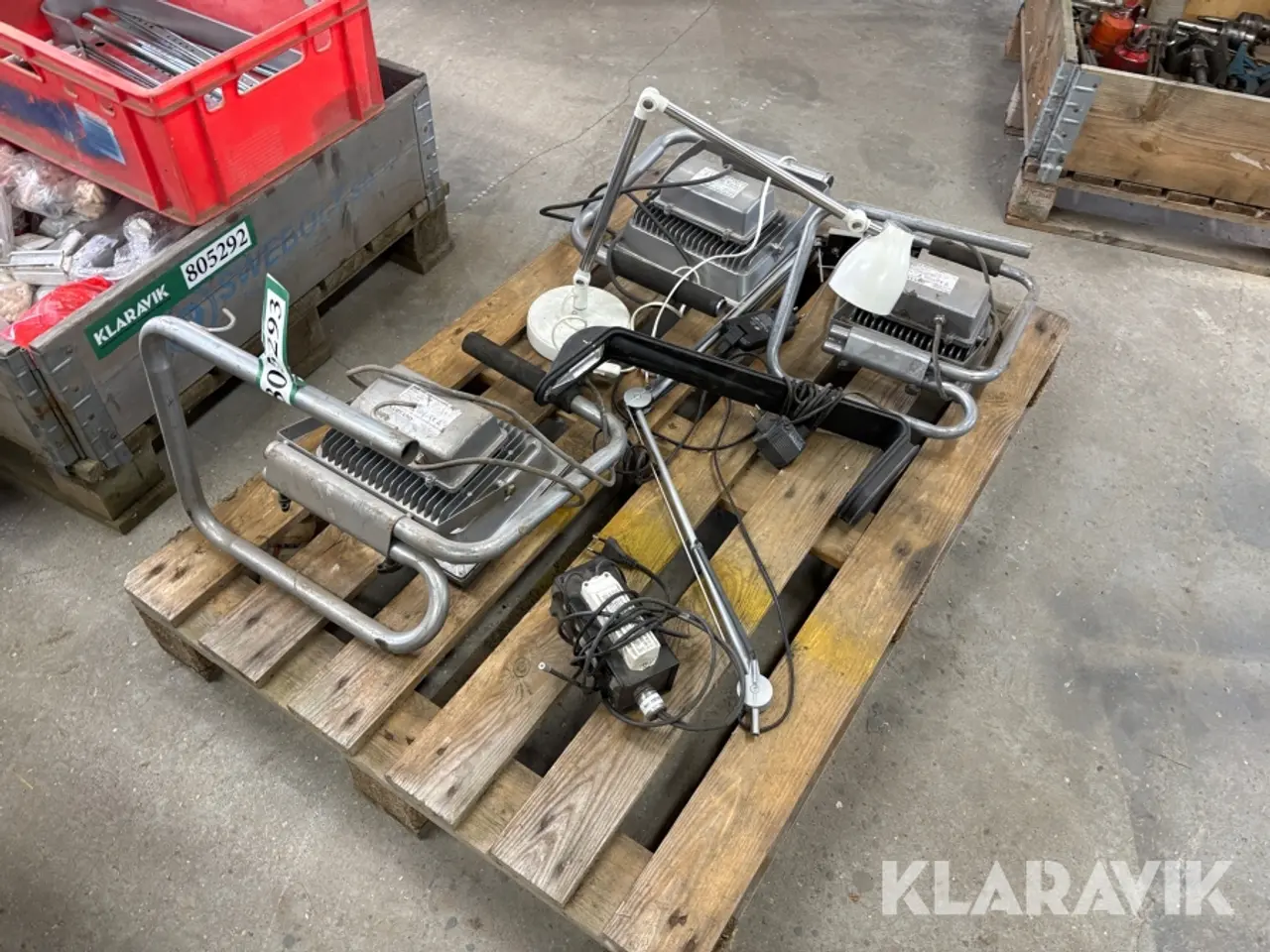 Billede 3 - Lot med arbejdslamper - 5 styk