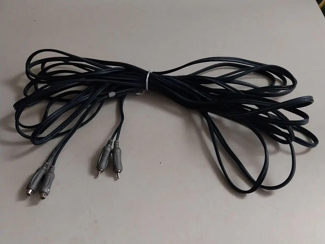 Billede 3 - RCA audio forlængerkabel 10 meter