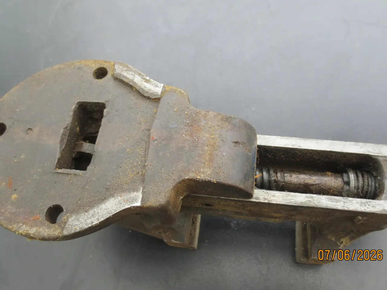Billede 3 - 1 stk Record Skruestik Patent 196658/23