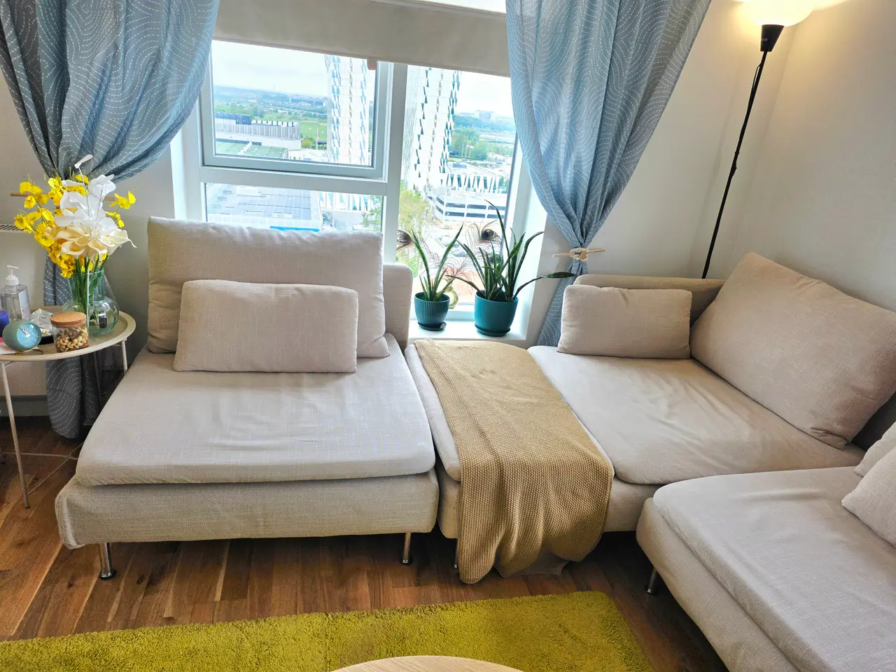 Billede 2 - IKEA SÖDERHAMN Modulær Hjørnesofa – Viarp lys beig