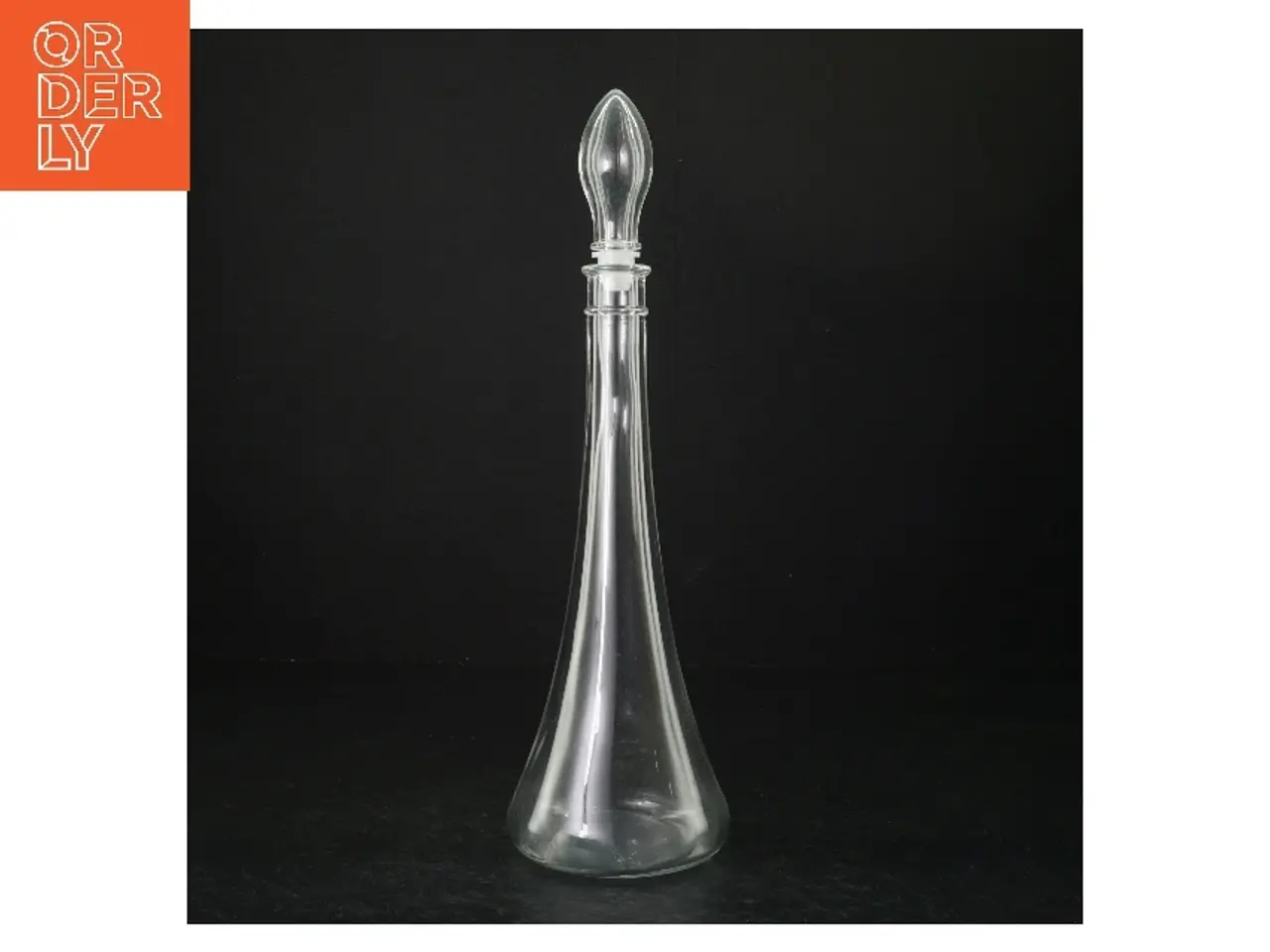 Billede 2 - Glaskaraffel med prop (str. 31 cm)
