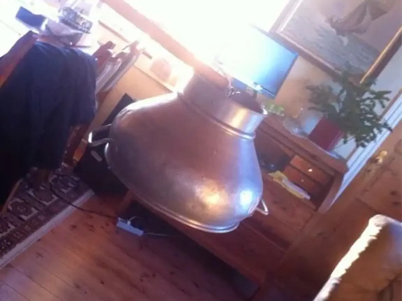 Billede 2 - Fed lampe gl. Si fra mælkejunge