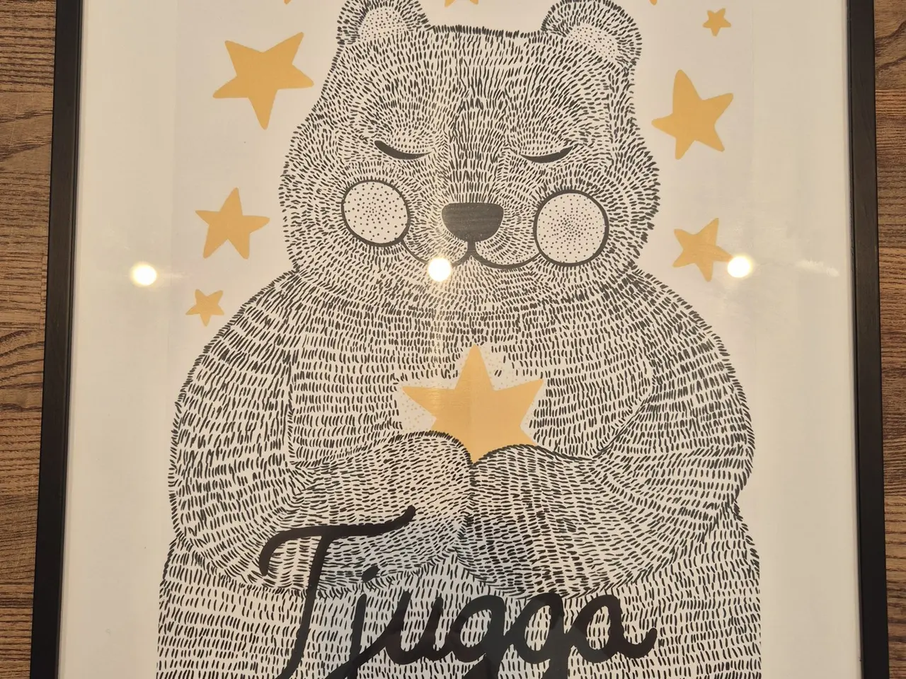 Billede 1 - Tjugga plakat i ramme 41,5 x 51,5 cm