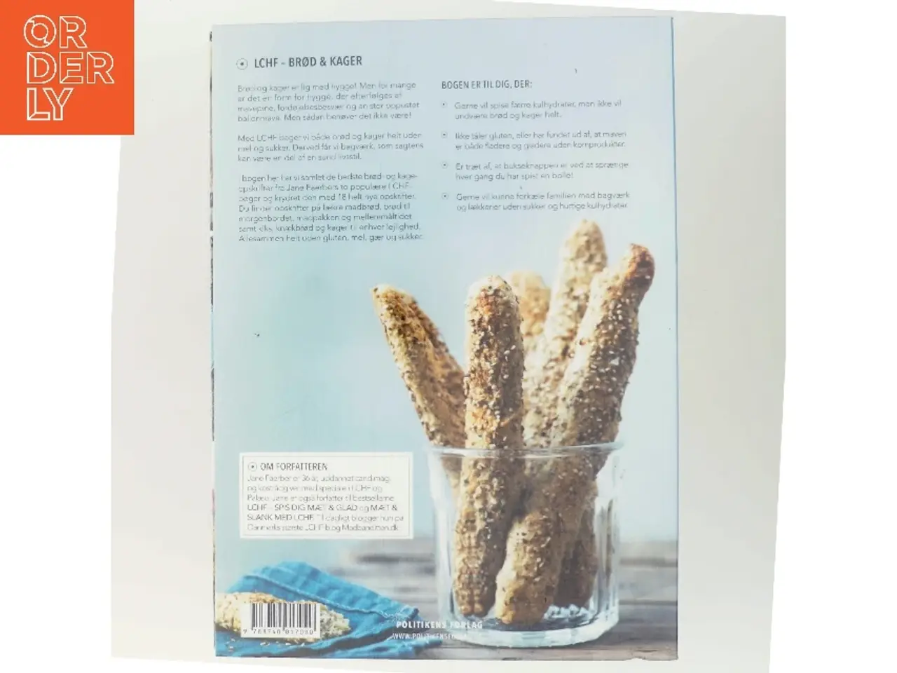 Billede 3 - LCHF – Brød & Kager af Jane Faerber (Bog)