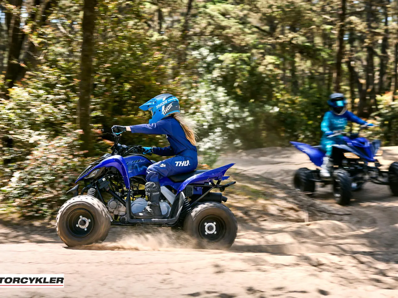 Billede 4 - Yamaha YFM 110 R Racing Blue