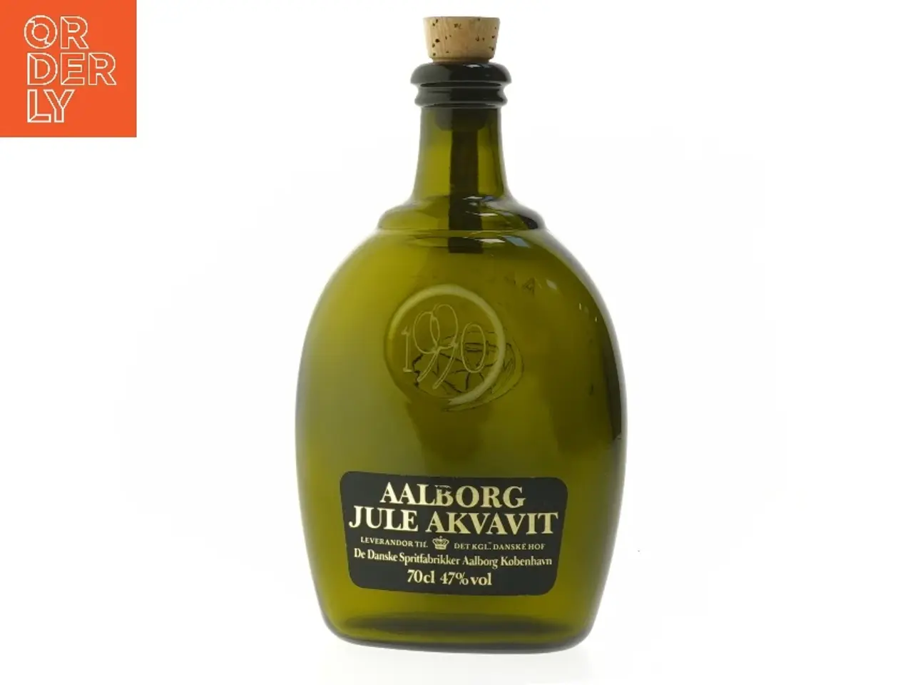 Billede 1 - 1990 Aalborg Jule Akvavit flaske (str. 22 cm)