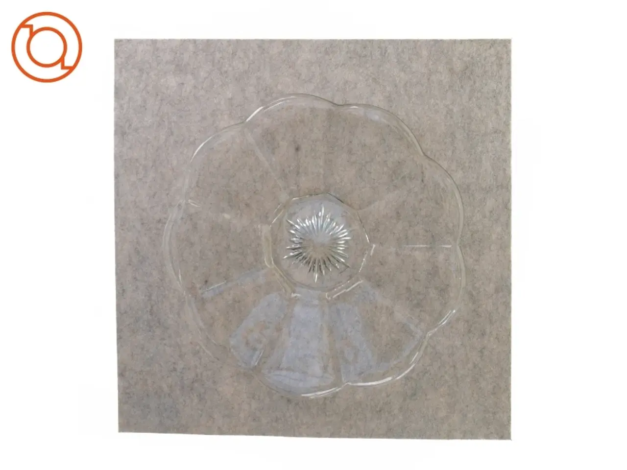 Billede 2 - Fad i glas (str. 30 cm)
