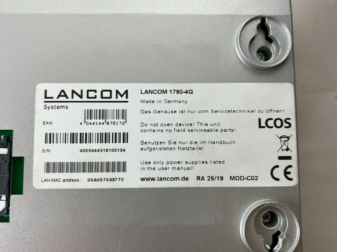 Billede 8 - LANCOM 1790-4G LTE VPN Router Gigabit Ethernet WAN