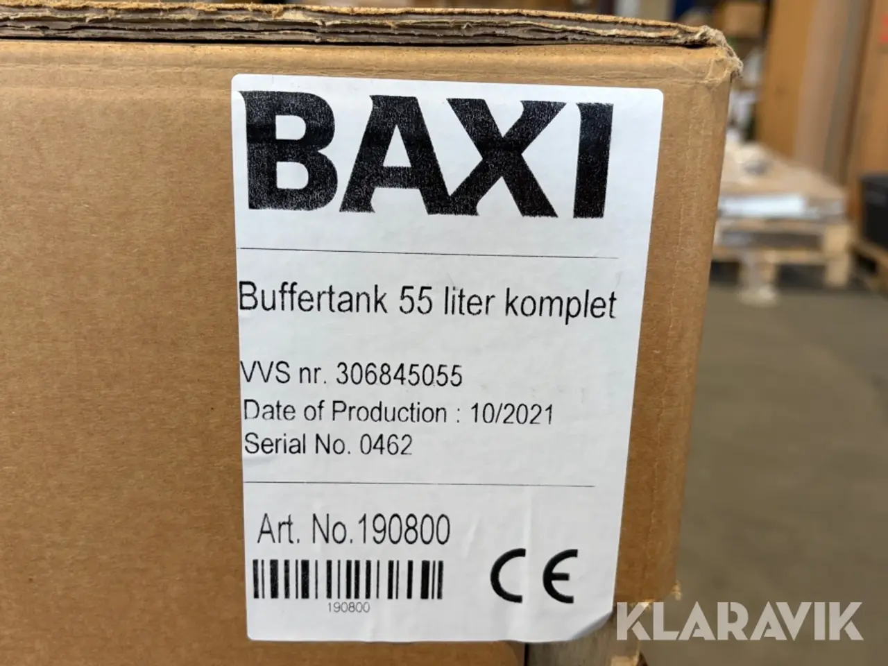 Billede 6 - Buffertank Baxi 55 liter 1 styk