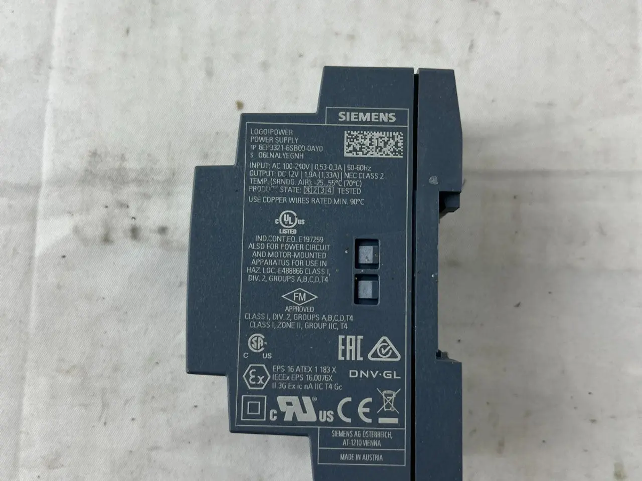 Billede 5 - Siemens 6EP3332-6SB00-0AY0 LOGO! strømforsyning DC