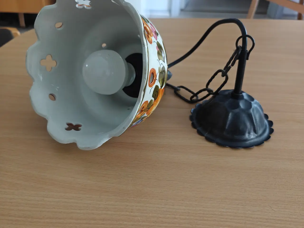 Billede 1 - Tysk keramik lampe