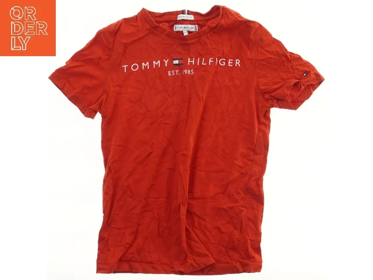 Billede 1 - Rød T-Shirt fra Tommy Hilfiger (str. 152)