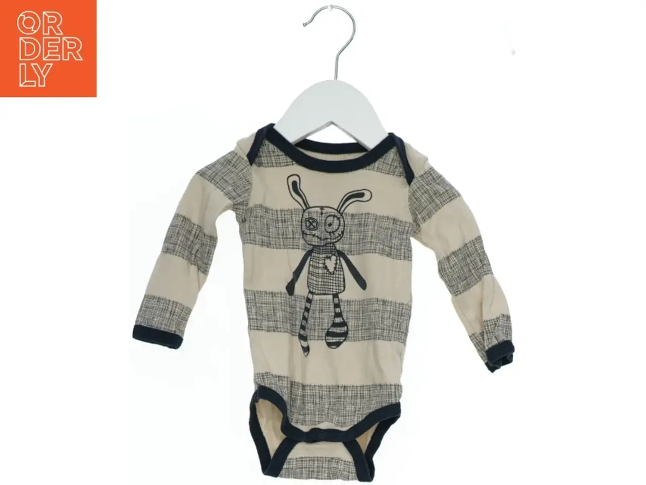 Billede 1 - Bodystocking med striber og print fra Small Rags (str. 62)
