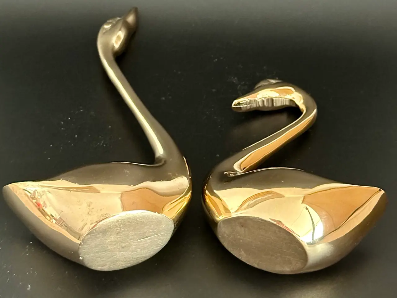Billede 7 - Vintage dyrefigurer håndstøbte af massiv messing 