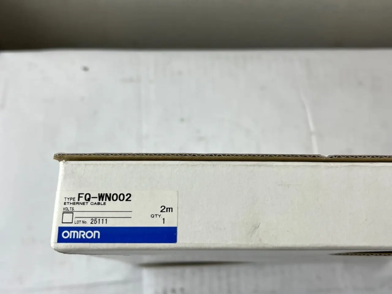 Billede 2 - Omron FQ-WN002 Ethernet kabel 2 m for FQ Series
