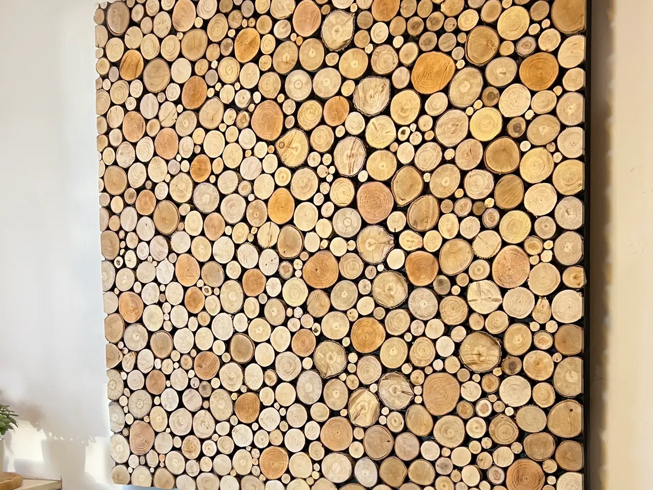 Billede 1 - Trækunst / træbillede 122x122cm (Gratis levering)