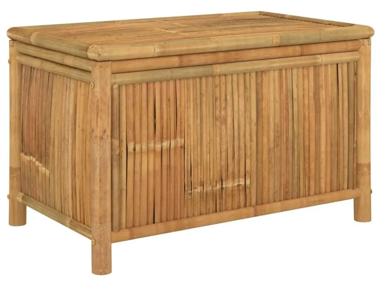 Billede 2 - Opbevaringskasse til haven i bambus - 90 × 52 × 55 cm