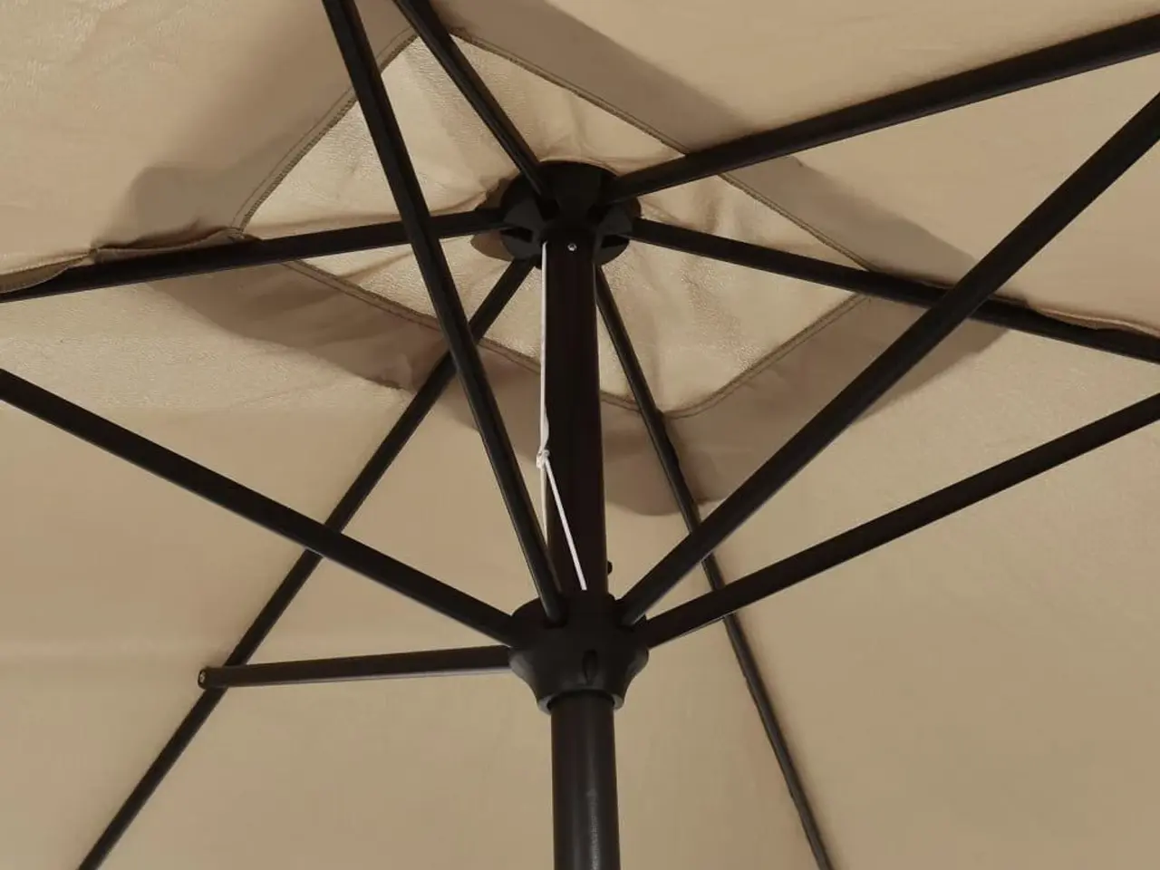 Billede 5 - Parasol med metalstang 300 × 200 cm - gråbrun