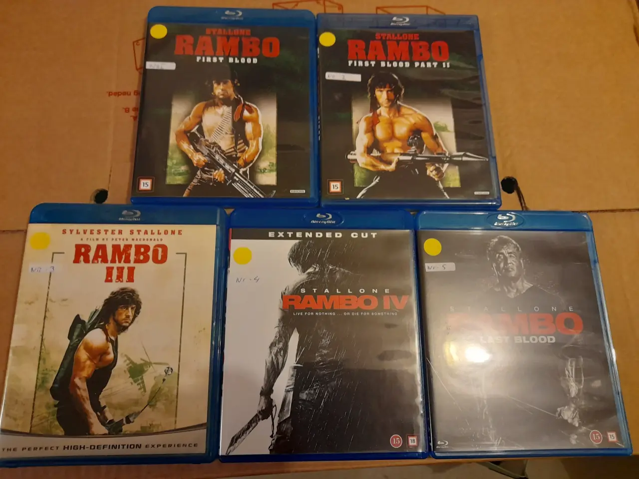 Billede 1 - Rambo filmene 1-5