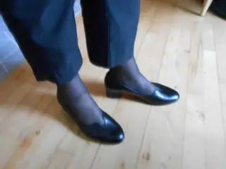 Plads til dine tær. Sorte Dame Pumps.