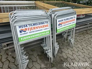 Byggeskilte 19 styk