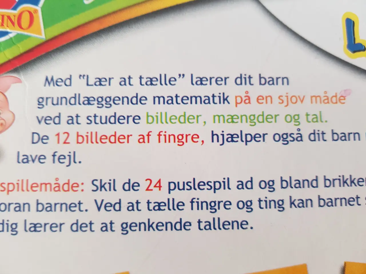 Billede 5 - Lær at tælle spil fra Clementoni