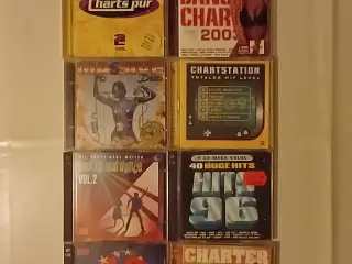 Musik cd'er disco,rock,pop
