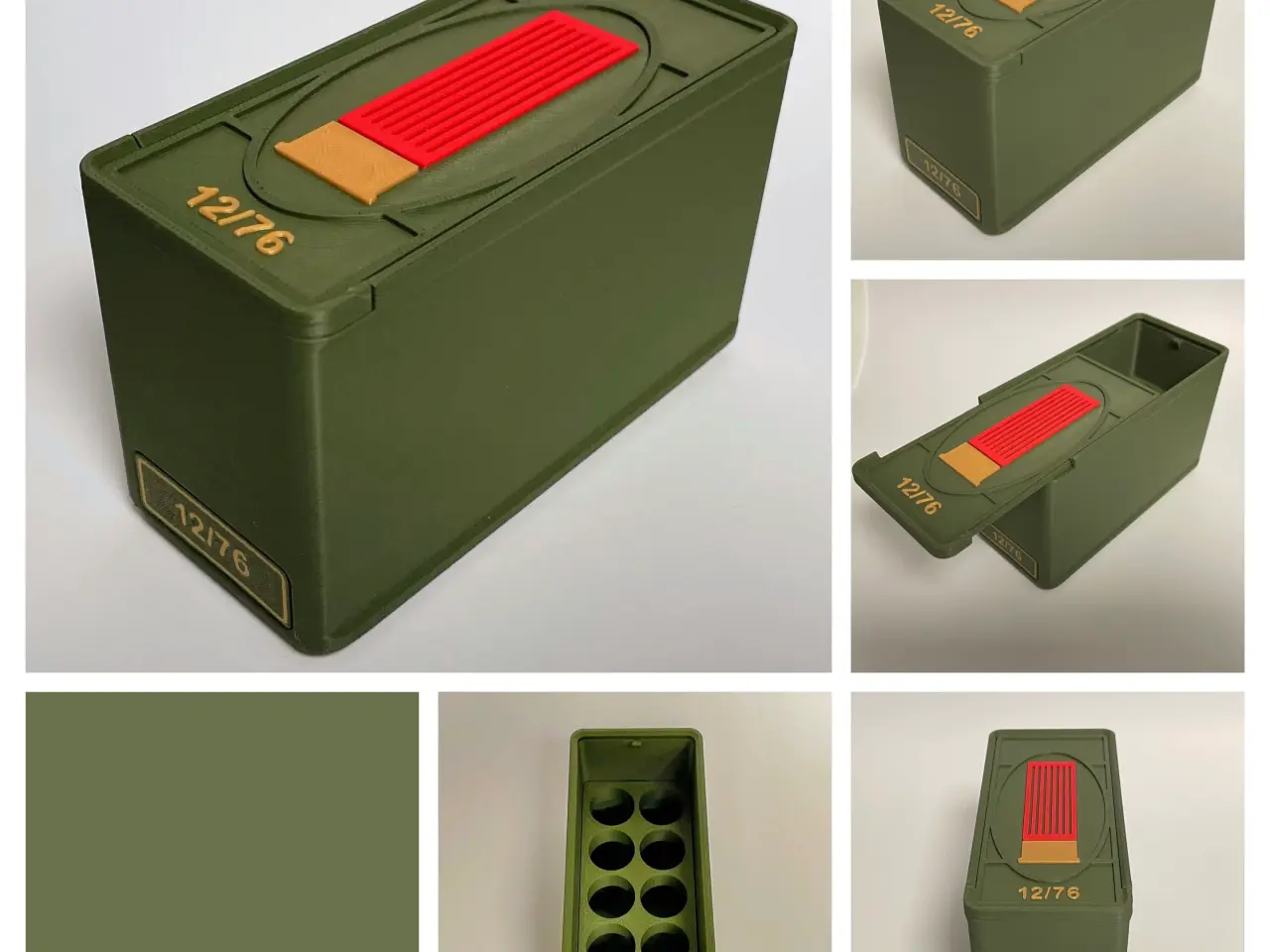 Billede 3 - Ammo bokse – 6-pack – flere kalibre - pris/stk