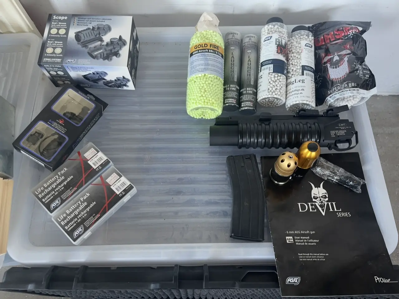 Billede 3 - Air softgun DEVIL Carbine med tilbehør