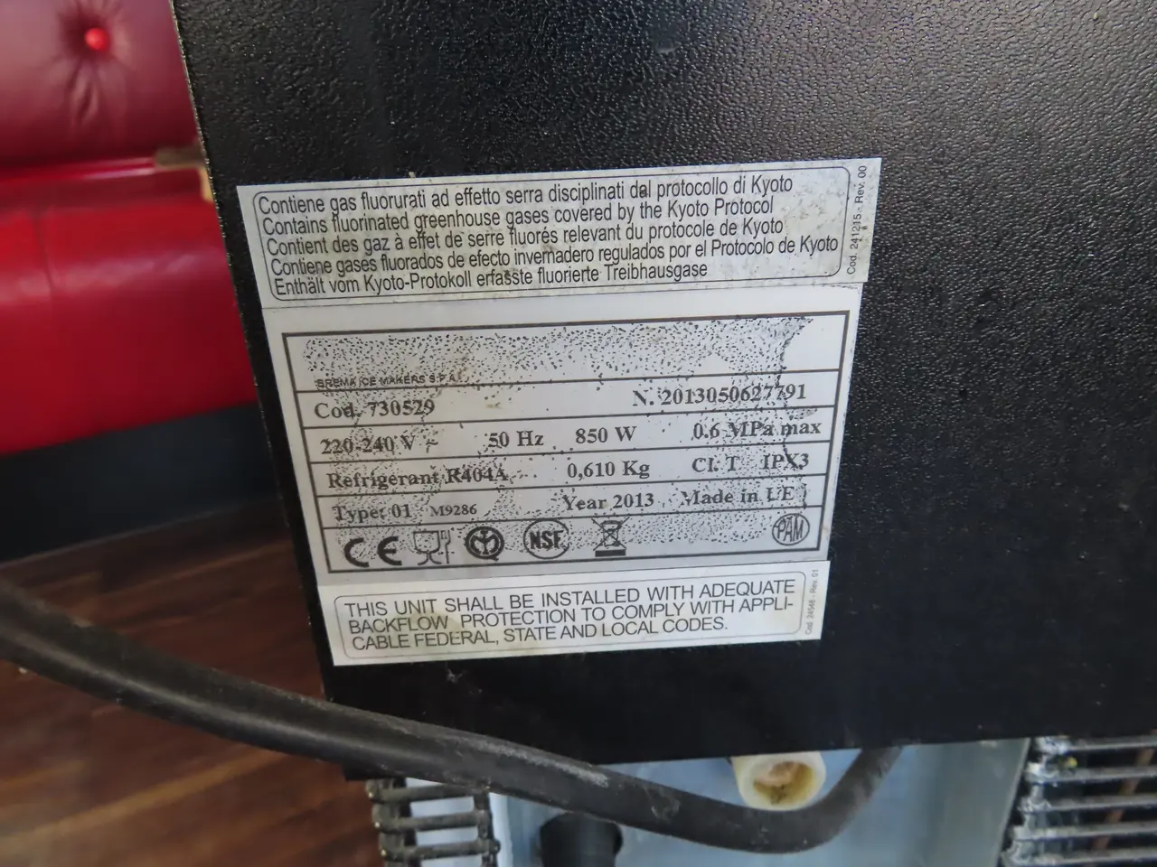 Billede 4 - Isterningemaskine ELECTROLUX 01 M9286