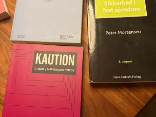 Kreditsikring, 4 bøger, jura
