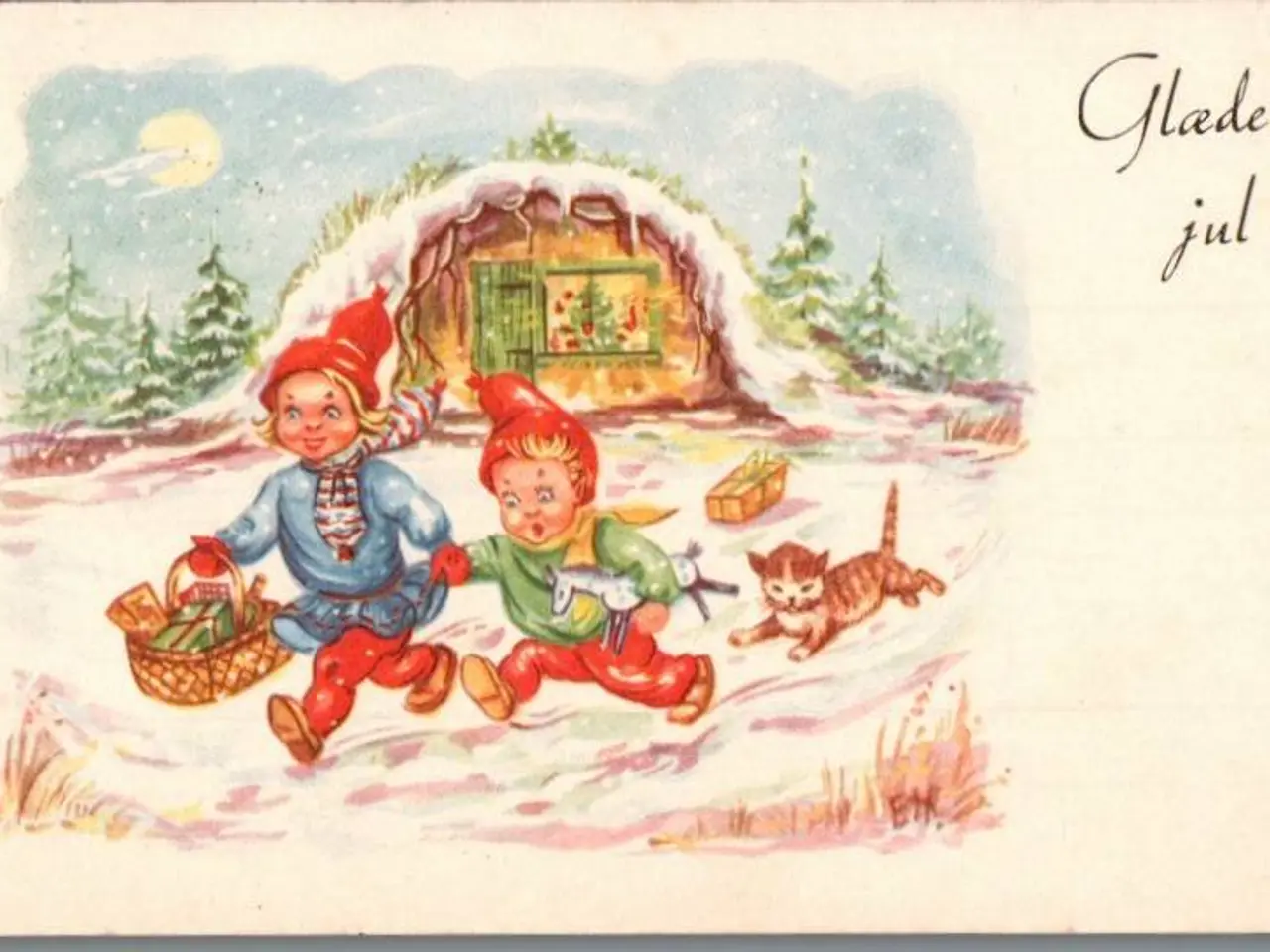Billede 1 - Halfdaner, Elisabeth - Glædelig Jul - Brugt