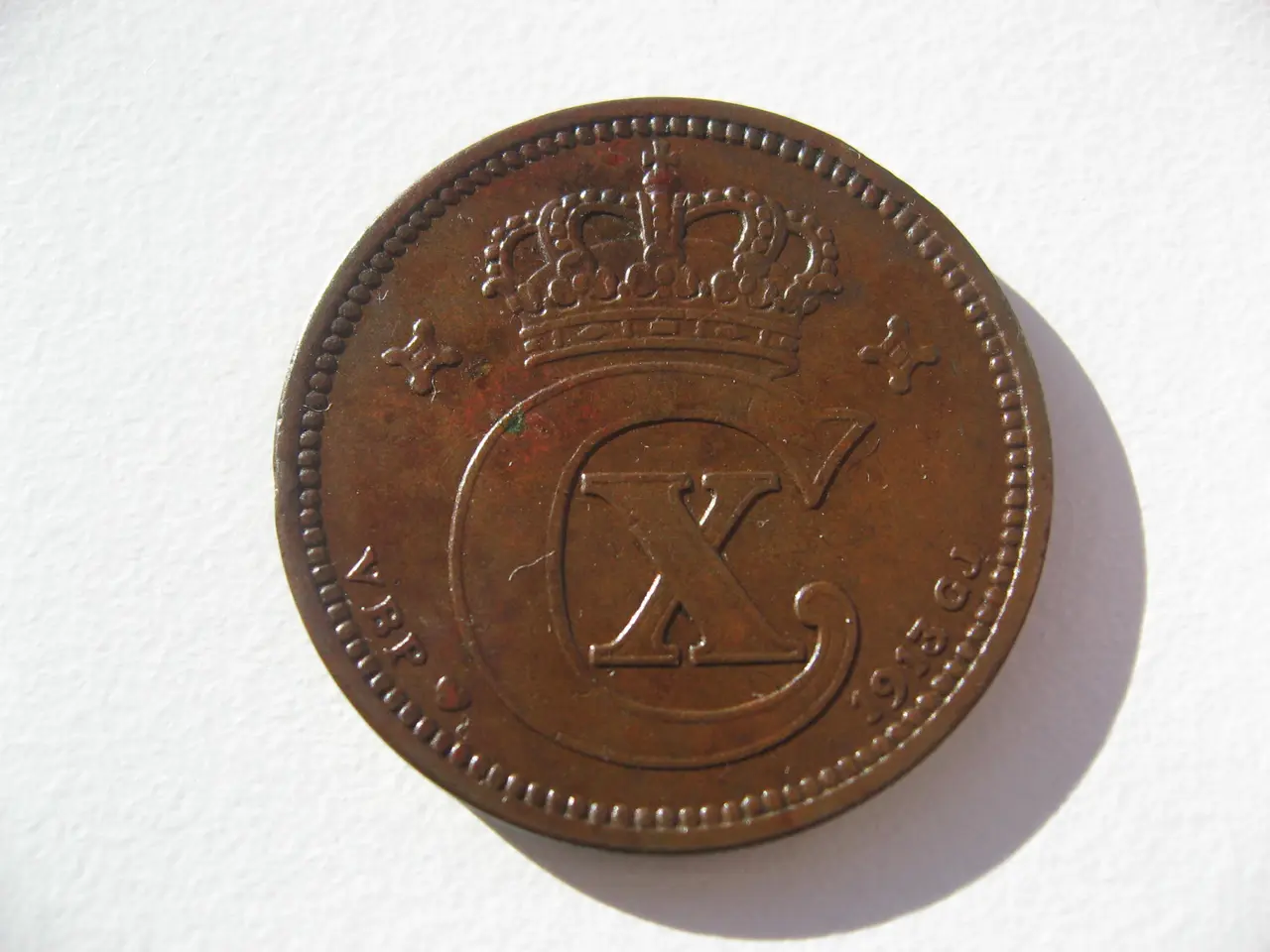 Billede 1 - Særdeles flot 5 øre 1913, den rigtig svære