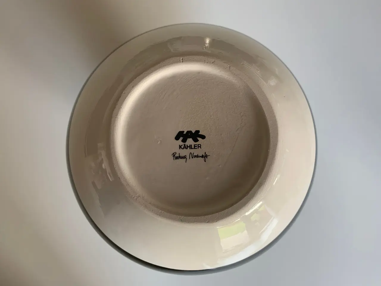 Billede 3 - Kähler Omaggio vase 31 cm., hvid/sort