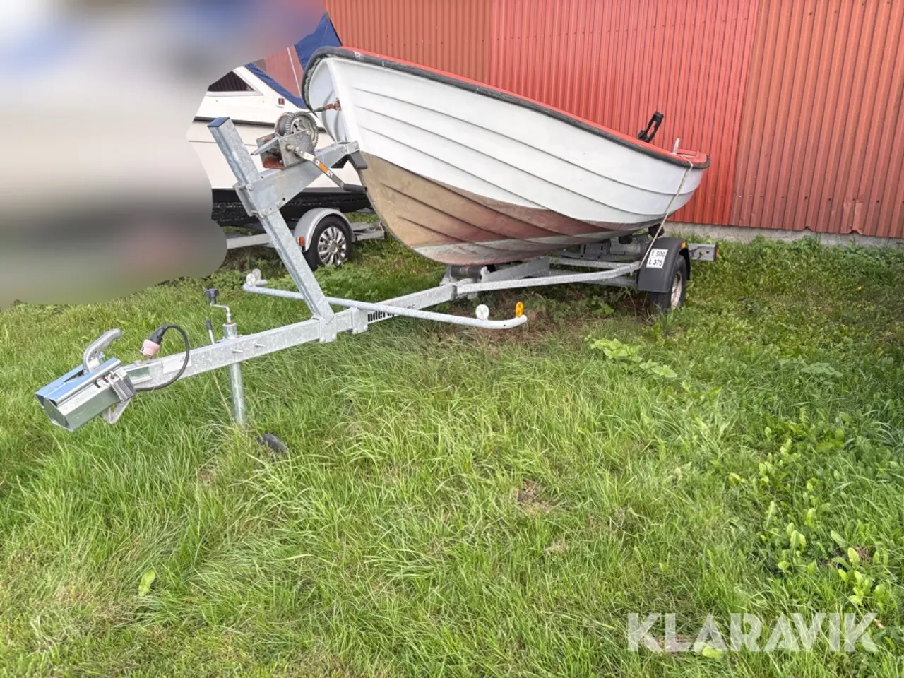 Billede 1 - Båd med påhængsmotor og Brenderup bådtrailer
