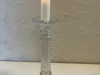 Belgisk glas lysestage