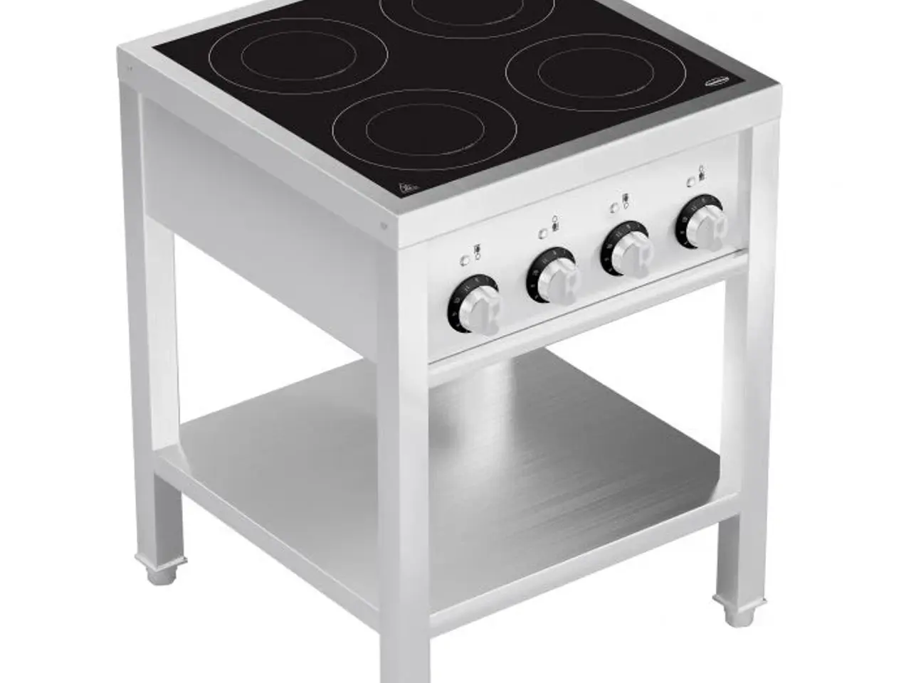 Billede 1 - Induktionskogeplade 4 zoner 14 kW – rustfrit stål