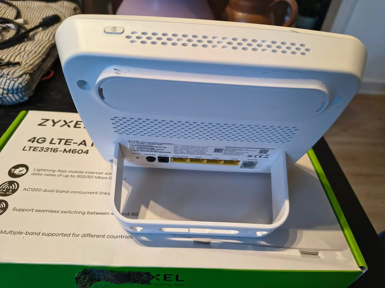 Billede 2 - Zyxel lte3316, 4G router, simkort