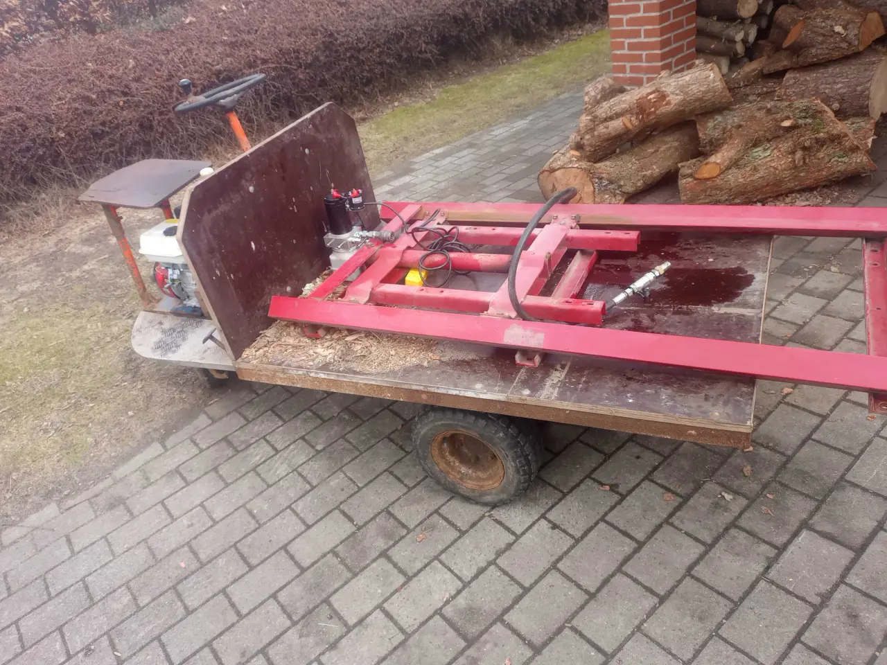Billede 1 - Kirkegårdsvogn sælges. Kirkegårds traktor. Multi t