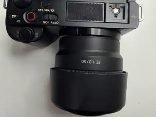 Sony digitalkamera med linse