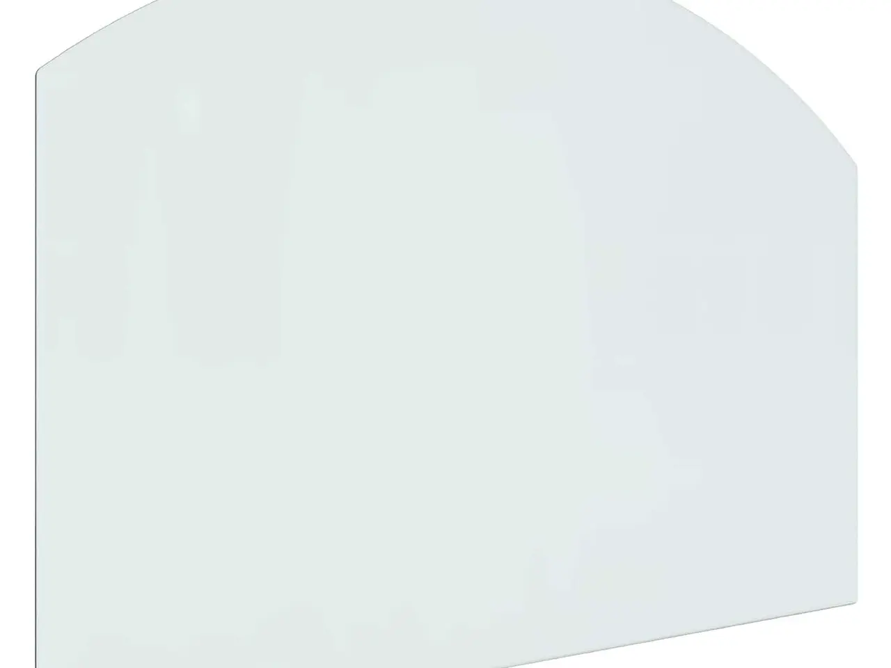 Billede 2 - Glas gulvplade til pejs - transparent 80 × 60 cm, hærdet glas