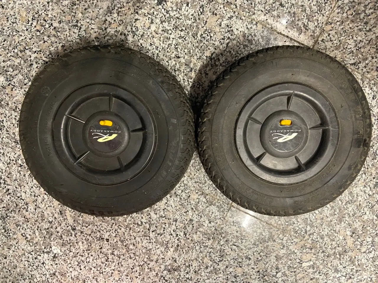Billede 2 - Gummihjul til Powakaddy