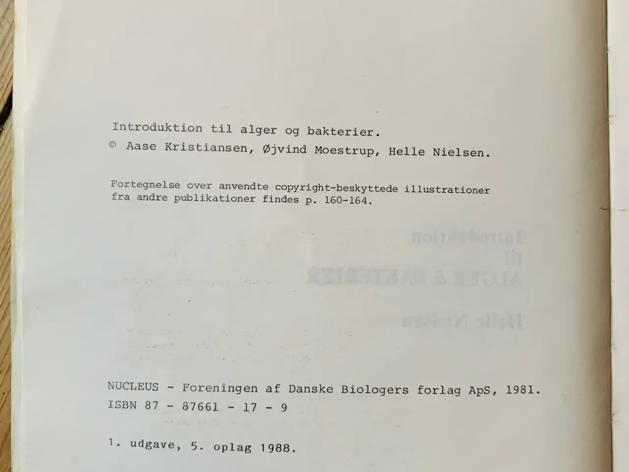 Billede 2 - Introduktion til alger og bakterier (1981)
