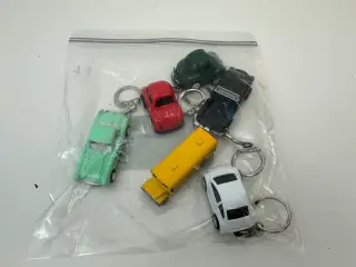 Retro nøgleringe lot: 'Biler'