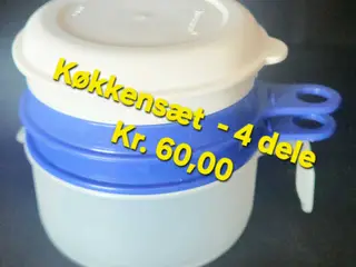 Tupperware Køkkensæt 4 dele