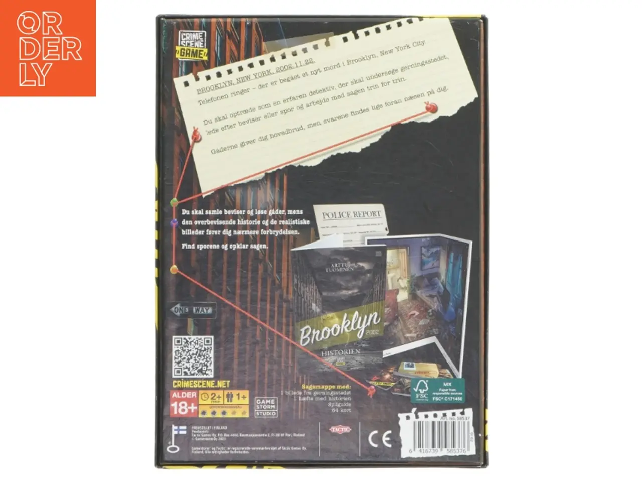 Billede 3 - Brooklyn 2002 kriminalspil (str. 22,5x16,5 cm)