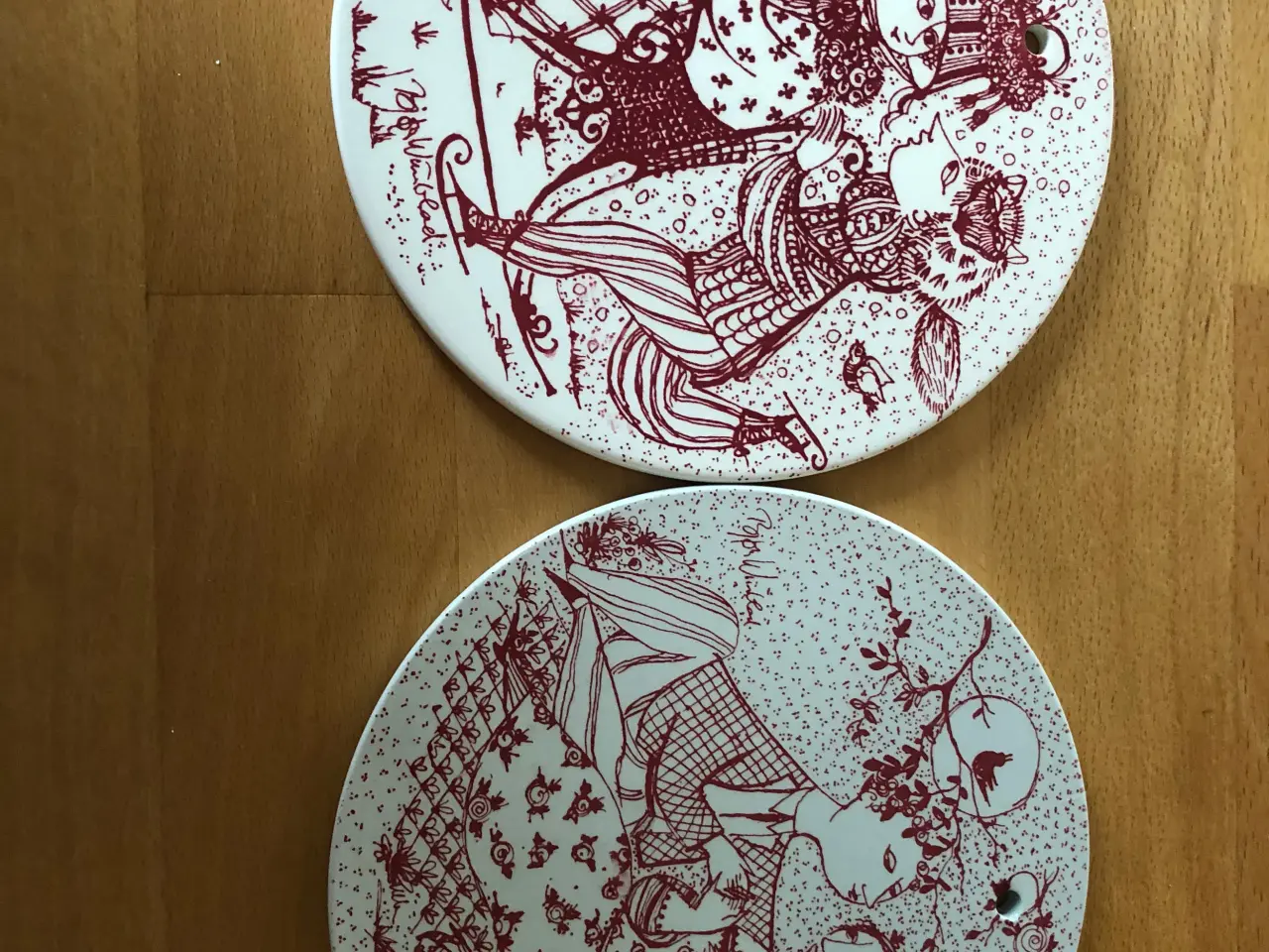Billede 1 - Bjørn Wiinblad platter