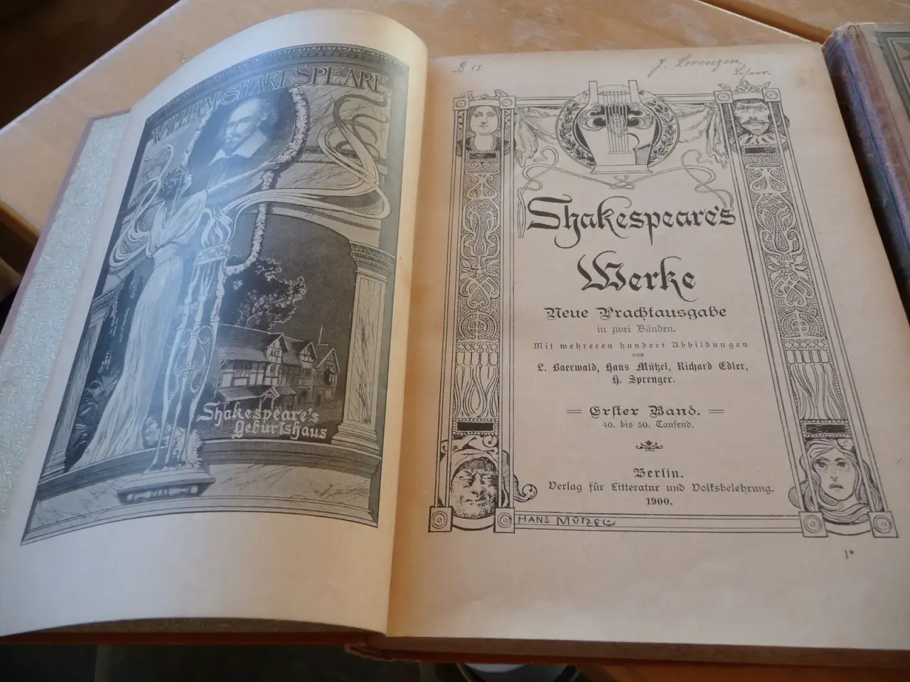 Billede 3 - Shakespeare´s Werke på tysk