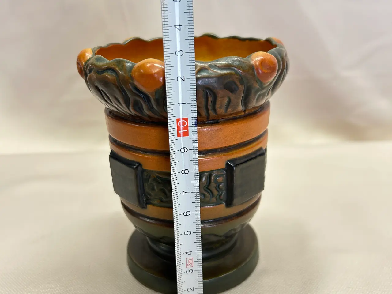 Billede 4 - Antik P. Ipsens Enke vase (nr. 595) 